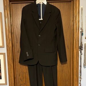 Cat & Jack size 14 black suit, sport coat and pants, like new